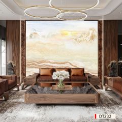 886 - TẤM ỐP TƯỜNG PVC - VÁCH TRANG TRÍ - TẤM ỐP TRANG TRÍ PHÒNG KHÁCH, VÁCH TIVI - TẤM ỐP VÂN ĐÁ PHONG CẢNH | MÃ DT232