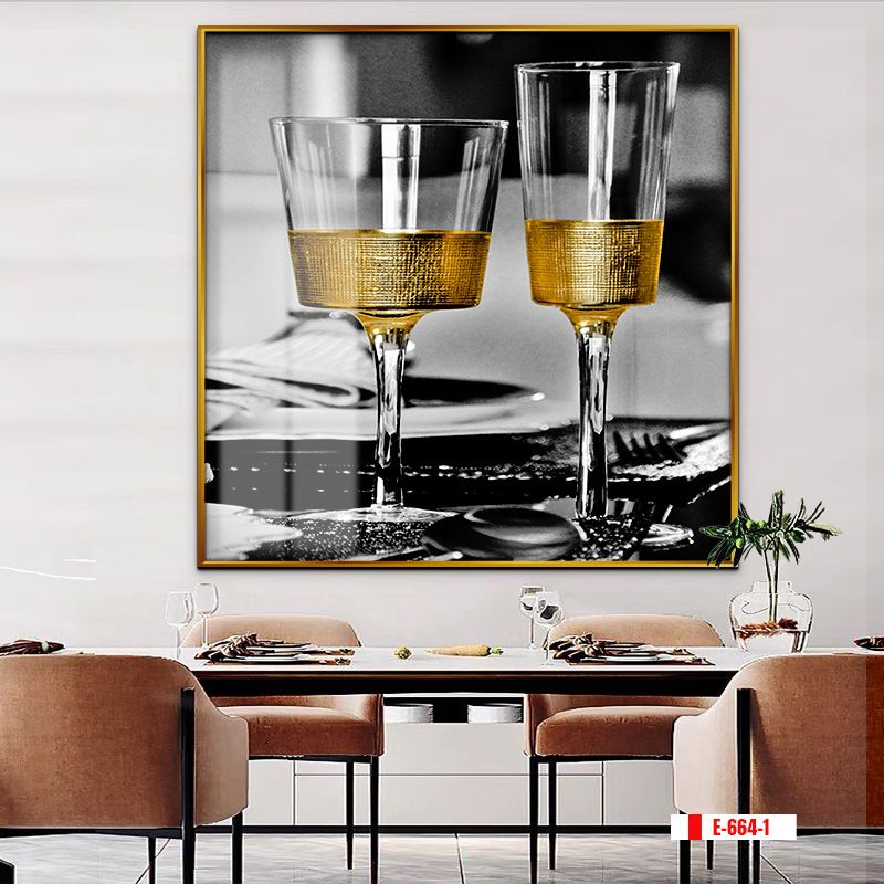 TRANH TREO PHÒNG ĂN - TRANH TRỪU TƯỢNG HIỆN ĐẠI | MÃ E-664-1