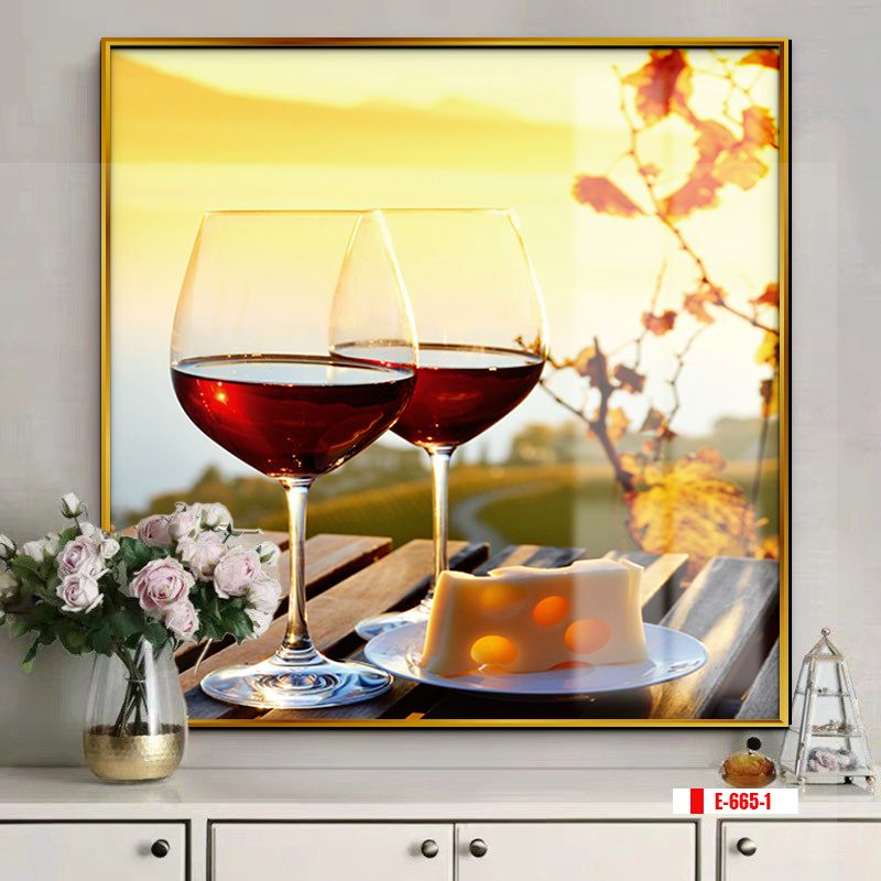 TRANH TREO PHÒNG ĂN - TRANH TRỪU TƯỢNG HIỆN ĐẠI | MÃ E-665-1