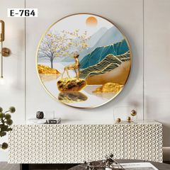 TRANH DECOR NỘI THẤT - TRANH TRÒN - TRANH LỤC GIÁC | MÃ E-760