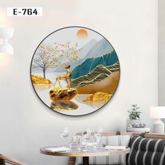 TRANH DECOR NỘI THẤT - TRANH TRÒN - TRANH LỤC GIÁC | MÃ E-760