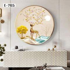 TRANH DECOR NỘI THẤT - TRANH TRÒN - TRANH LỤC GIÁC | MÃ E-760