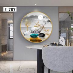 TRANH DECOR NỘI THẤT - TRANH TRÒN - TRANH LỤC GIÁC | MÃ E-767