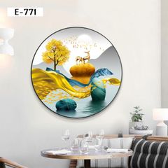 TRANH DECOR NỘI THẤT - TRANH TRÒN - TRANH LỤC GIÁC | MÃ E-767