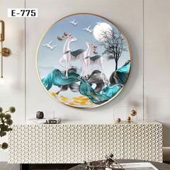 TRANH DECOR NỘI THẤT - TRANH TRÒN - TRANH LỤC GIÁC | MÃ E-767