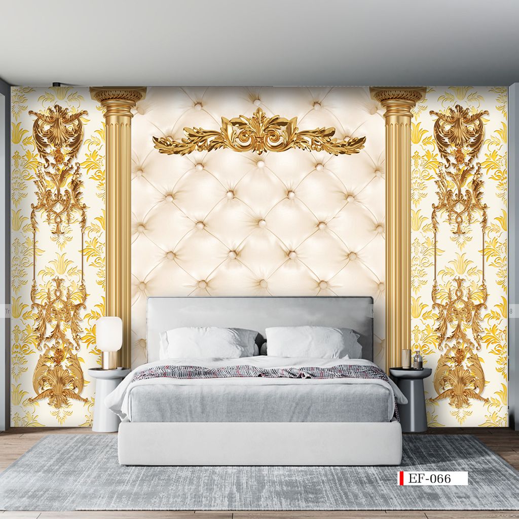 BST25 - TRANH DÁN TƯỜNG 3D - TRANG TRÍ NHÀ HÀNG, CAFE - TRANH PHÀO CHỈ TÂN CỔ ĐIỂN - KHỔ LỚN