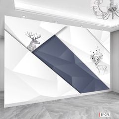 BST178 TRANH DÁN TƯỜNG 3D -TRANH DÁN HÀNH LANG LỐI ĐI HIỆN ĐẠI TRỪU TƯỢNG- TRANH DÁN QUẦY LỄ TÂN  |MÃ TRANH T3D-11233