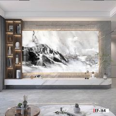 TRANH PVC ỐP TƯỜNG - VÁCH TRANG TRÍ TIVI PHÒNG KHÁCH - TRANH VÂN ĐÁ PHONG CẢNH | MÃ EF-164