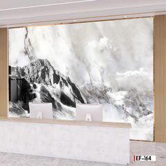 TRANH PVC ỐP TƯỜNG - VÁCH TRANG TRÍ TIVI PHÒNG KHÁCH - TRANH VÂN ĐÁ PHONG CẢNH | MÃ EF-164