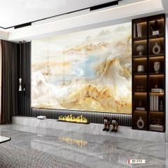 295 TẤM PVC ỐP TƯỜNG - TẤM ỐP TRANG TRÍ PHÒNG KHÁCH, VÁCH TIVI - TẤM ỐP VÂN ĐÁ PHONG CẢNH | MÃ EF-173