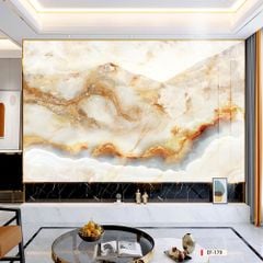 296 TẤM PVC ỐP TƯỜNG - TẤM ỐP TRANG TRÍ PHÒNG KHÁCH, VÁCH TIVI - TẤM ỐP VÂN ĐÁ PHONG CẢNH | MÃ EF-179