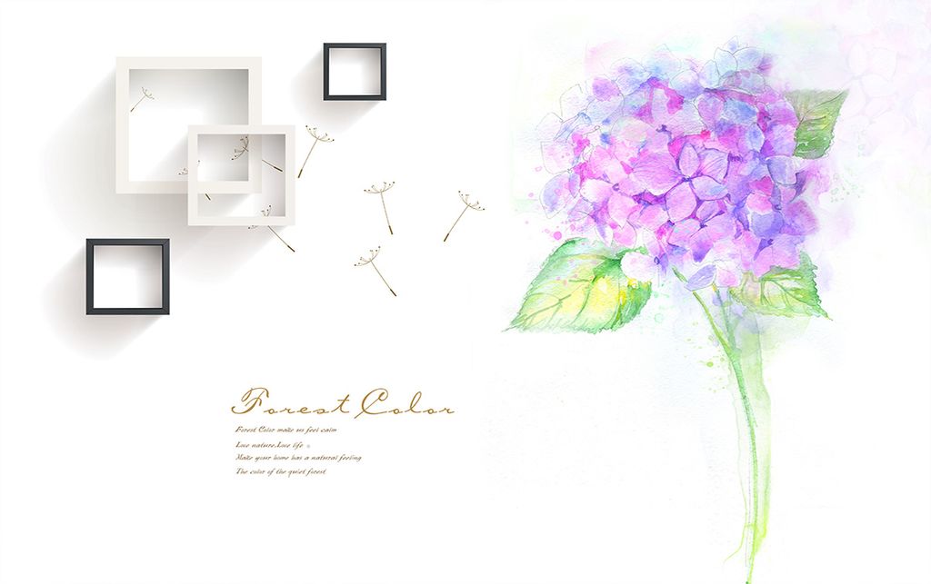 TRANH VẢI DÁN TƯỜNG 3D PHÒNG KHÁCH - TRANH HOA 3D | MÃ EF-205