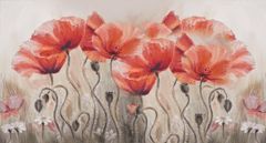 TRANH TREO TƯỜNG PHÒNG KHÁCH - TRANH HOA 3D KHỔ LỚN | MÃ EF-235