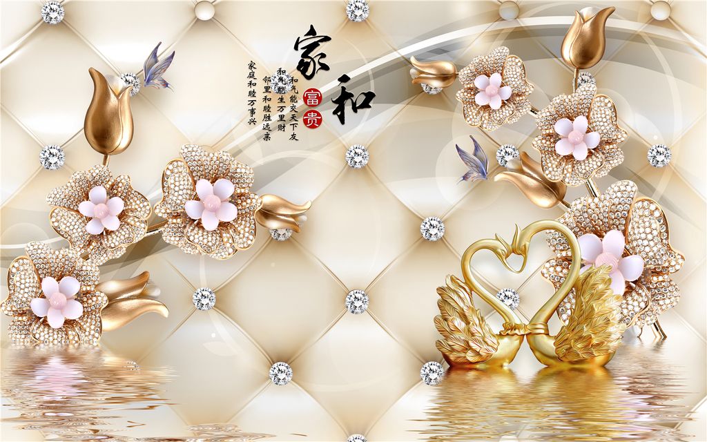 177 TRANH DÁN TƯỜNG 3D -TRANH DÁN PHÒNG NGỦ HOA 3D- TRANH DÁN PHÒNG KHÁCH SAU SOFA  |MÃ TRANH EF-344