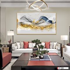TRANH TREO TƯỜNG PHÒNG KHÁCH, PHÒNG NGỦ - TRANH HIỆN ĐẠI TRỪU TƯỢNG - KHỔ LỚN | MÃ F-109