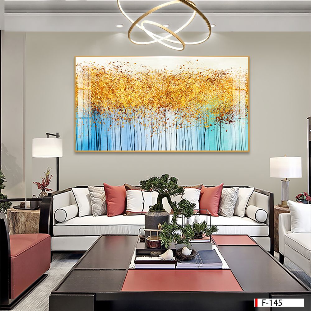 TRANH TREO TƯỜNG PHÒNG KHÁCH, PHÒNG NGỦ - TRANH HIỆN ĐẠI TRỪU TƯỢNG - KHỔ LỚN | MÃ F-145