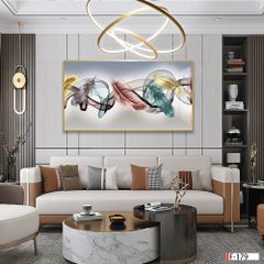 TRANH TREO TƯỜNG PHÒNG KHÁCH, PHÒNG NGỦ - TRANH LÔNG VŨ - KHỔ LỚN | MÃ F-179