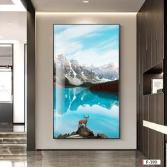 BST67 - TRANH TREO TƯỜNG - TRANG TRÍ PHÒNG KHÁCH, SAU SOFA - CHỦ ĐỀ TRANH PHONG CẢNH THIÊN NHIÊN - TRANH ĐƠN DỌC