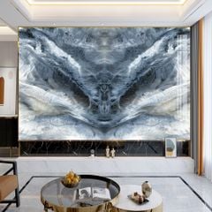 TRANH PVC ỐP TƯỜNG  - TRANH VÂN ĐÁ ĐỐI XỨNG - MÃ T3D-FF003