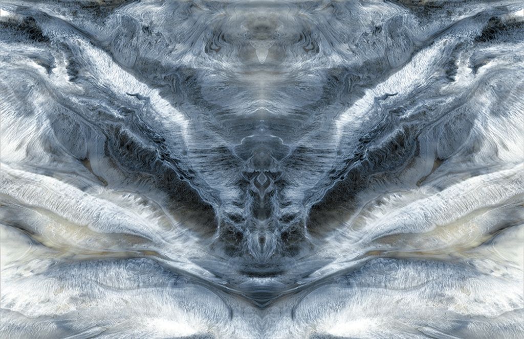 TRANH PVC ỐP TƯỜNG  - TRANH VÂN ĐÁ ĐỐI XỨNG - MÃ T3D-FF003