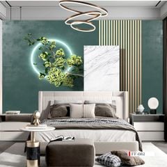 TRANH VẢI DÁN TƯỜNG 3D - TRANH DÁN TƯỜNG HIỆN ĐẠI | FF-082