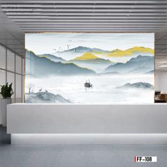 TRANH PVC ỐP TƯỜNG - VÁCH TRANG TRÍ TIVI PHÒNG KHÁCH - TRANH VÂN ĐÁ PHONG CẢNH | MÃ FF-108