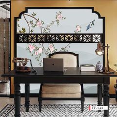 TRANH VẢI DÁN TƯỜNG 3D PHÒNG KHÁCH - TRANH HOA 3D | MÃ FF-143