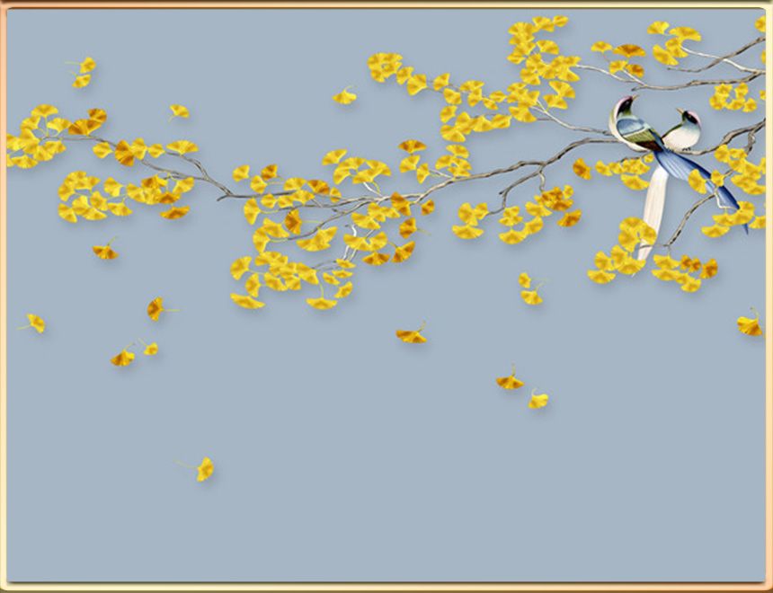 TRANH VẢI DÁN TƯỜNG 3D PHÒNG NGỦ - TRANH DÁN TƯỜNG INDOCHINE | MÃ FF-147