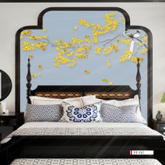 TRANH VẢI DÁN TƯỜNG 3D PHÒNG NGỦ - TRANH DÁN TƯỜNG INDOCHINE | MÃ FF-147