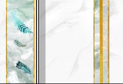 TRANH VẢI DÁN TƯỜNG 3D PHÒNG KHÁCH - TRANH DÁN TƯỜNG HIỆN ĐẠI | FF-216