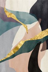 576 - TRANH TREO HÀNH LANG LỐI ĐI - TRANH TRANG TRÍ - TRANH TREO TƯỜNG HIỆN ĐẠI TRỪU TƯỢNG - KIỂU TRANH LIỀN KHỔ | MÃ FF-414