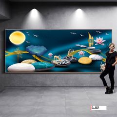 TRANH TREO TƯỜNG PHÒNG KHÁCH - PHÒNG NGỦ - SẢNH LỐI ĐI - TRANH HƯƠU TÀI LỘC | MÃ G-107