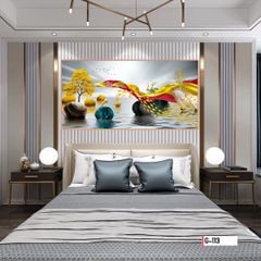 TRANH TREO TƯỜNG PHÒNG KHÁCH - PHÒNG NGỦ - SẢNH LỐI ĐI - TRANH HƯƠU TÀI LỘC | MÃ G-113