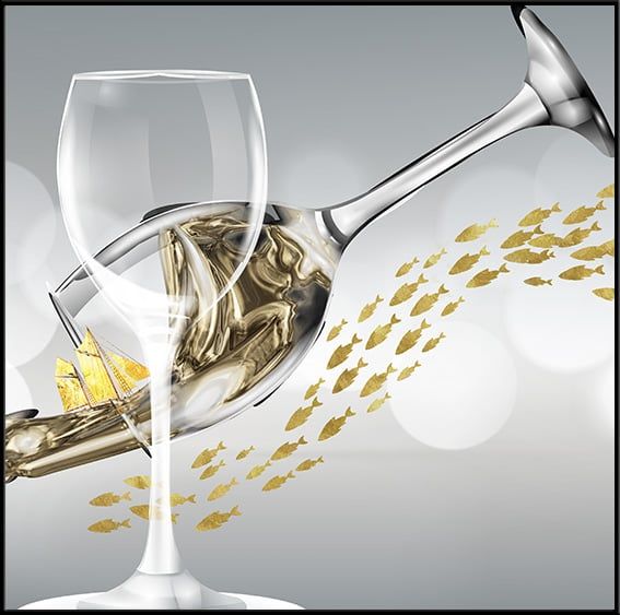 TRANH TREO PHÒNG ĂN - TRANH TRỪU TƯỢNG HIỆN ĐẠI | MÃ G-498-2