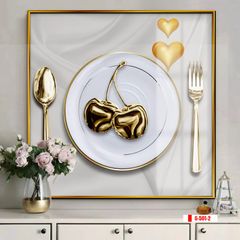 TRANH TREO PHÒNG ĂN - TRANH TRỪU TƯỢNG HIỆN ĐẠI | MÃ G-501-2