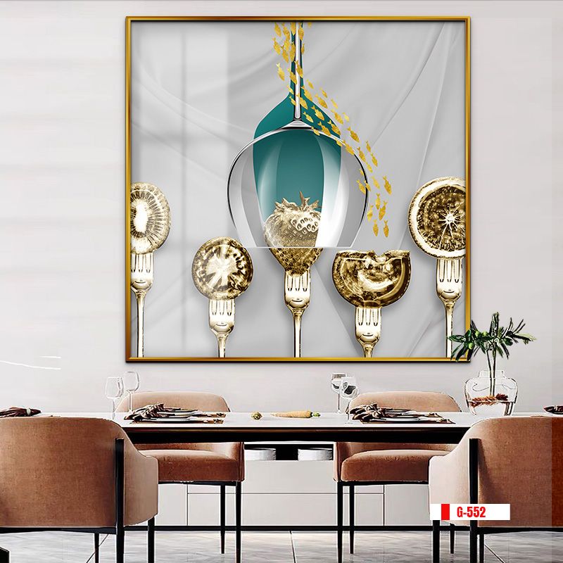 TRANH TREO PHÒNG ĂN - TRANH TRỪU TƯỢNG HIỆN ĐẠI | MÃ G-522