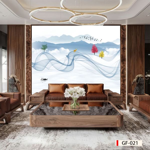 970 - TẤM ỐP TƯỜNG PVC - VÁCH TRANG TRÍ - TẤM ỐP TRANG TRÍ PHÒNG KHÁCH, VÁCH TIVI - TẤM ỐP VÂN ĐÁ TRỪU TƯỢNG | MÃ GF-021