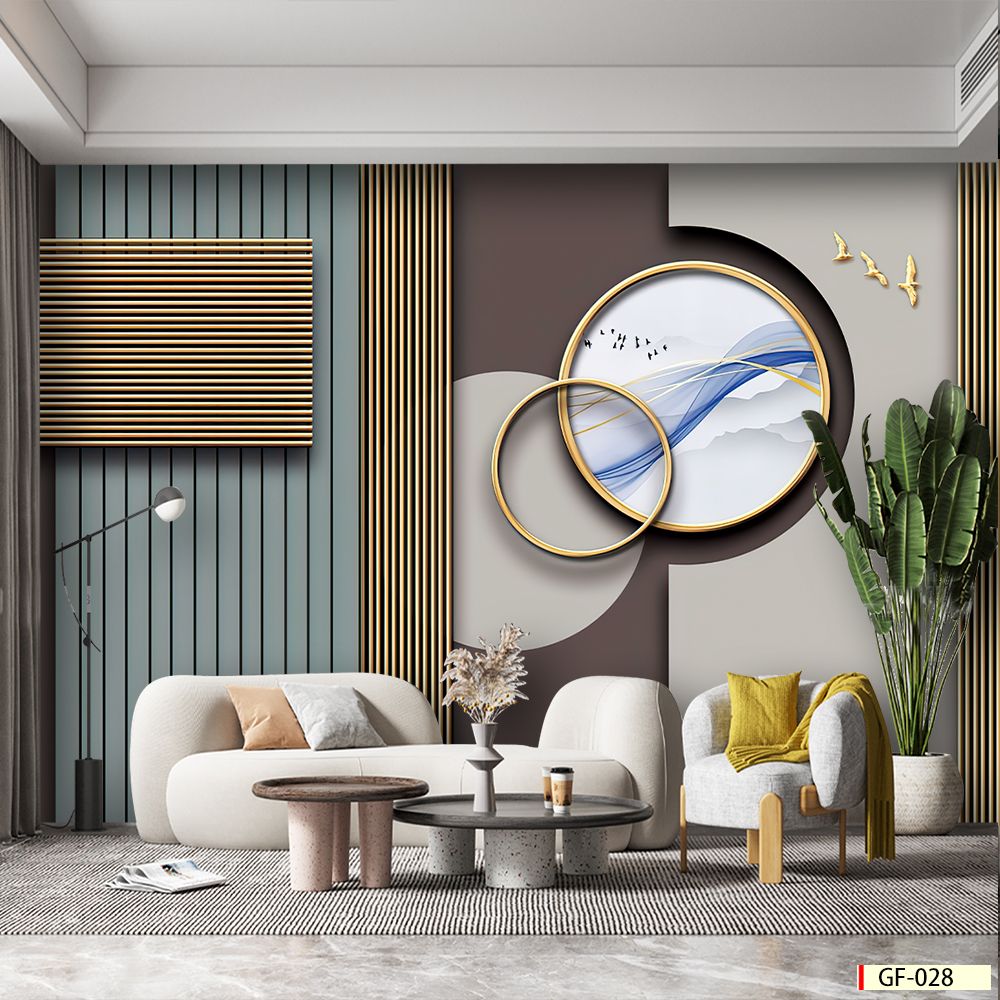 TRANH VẢI DÁN TƯỜNG 3D HIỆN ĐẠI - TRANH DÁN TƯỜNG PHÒNG NGỦ | MÃ GF-027