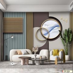 TRANH VẢI DÁN TƯỜNG 3D HIỆN ĐẠI - TRANH DÁN TƯỜNG PHÒNG NGỦ | MÃ GF-027