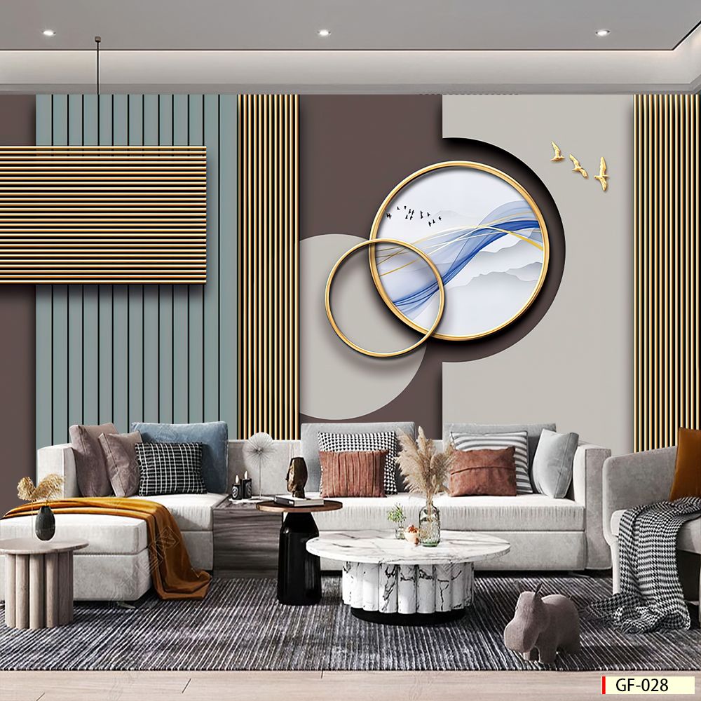 TRANH VẢI DÁN TƯỜNG 3D HIỆN ĐẠI - TRANH DÁN TƯỜNG PHÒNG NGỦ | MÃ GF-027