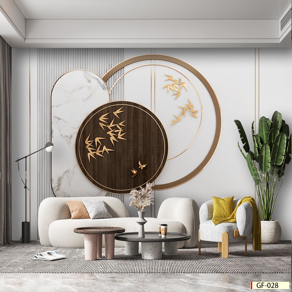 TRANH VẢI DÁN TƯỜNG 3D HIỆN ĐẠI - TRANH DÁN TƯỜNG PHÒNG NGỦ | MÃ GF-028