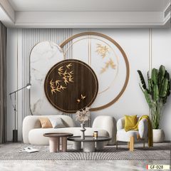 TRANH VẢI DÁN TƯỜNG 3D HIỆN ĐẠI - TRANH DÁN TƯỜNG PHÒNG NGỦ | MÃ GF-028