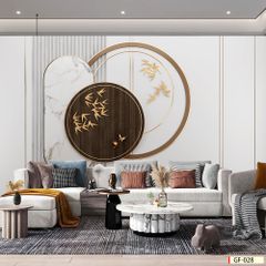 TRANH VẢI DÁN TƯỜNG 3D HIỆN ĐẠI - TRANH DÁN TƯỜNG PHÒNG NGỦ | MÃ GF-028