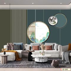 TRANH VẢI DÁN TƯỜNG 3D PHÒNG NGỦ - TRANH DÁN TƯỜNG HIỆN ĐẠI | MÃ GF-030