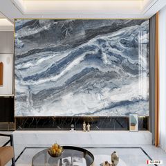 TRANH PVC ỐP TƯỜNG - VÁCH TRANG TRÍ PHÒNG KHÁCH - TRANH VÂN ĐÁ TRẮNG - VÂN MÂY | MÃ GF-043