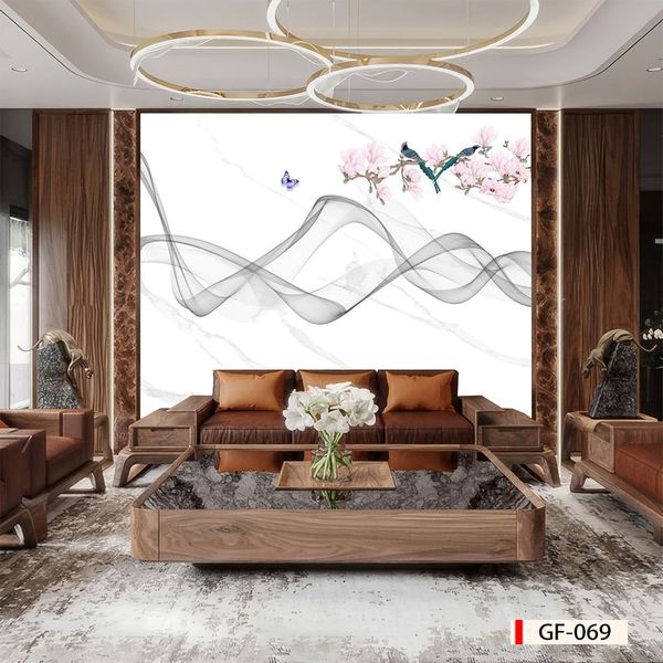 973 - TẤM ỐP TƯỜNG PVC - VÁCH TRANG TRÍ - TẤM ỐP TRANG TRÍ PHÒNG KHÁCH, VÁCH TIVI - TẤM ỐP VÂN ĐÁ TRỪU TƯỢNG | MÃ GF-069