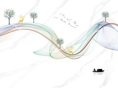 978 - TẤM ỐP TƯỜNG PVC - VÁCH TRANG TRÍ - TẤM ỐP TRANG TRÍ PHÒNG KHÁCH, VÁCH TIVI - TẤM ỐP VÂN ĐÁ TRỪU TƯỢNG | MÃ GF-076