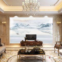 TRANH PVC ỐP TƯỜNG - VÁCH TRANG TRÍ TIVI PHÒNG KHÁCH - TRANH VÂN ĐÁ PHONG CẢNH | MÃ GF-107