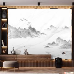 TRANH PVC ỐP TƯỜNG - VÁCH TRANG TRÍ SẢNH TIẾP KHÁCH - TRANH VÂN ĐÁ PHONG CẢNH | MÃ GF-109