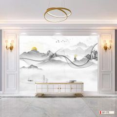 BST160 - TẤM ỐP VÂN ĐÁ HIỆN ĐẠI KẾT HỢP - VÁCH TIVI, PHÒNG KHÁCH